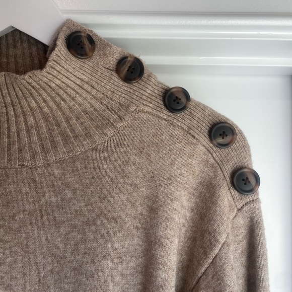 Anthropologie | Women’s Mock Neck Tunic Sweater - Picture 3 of 10